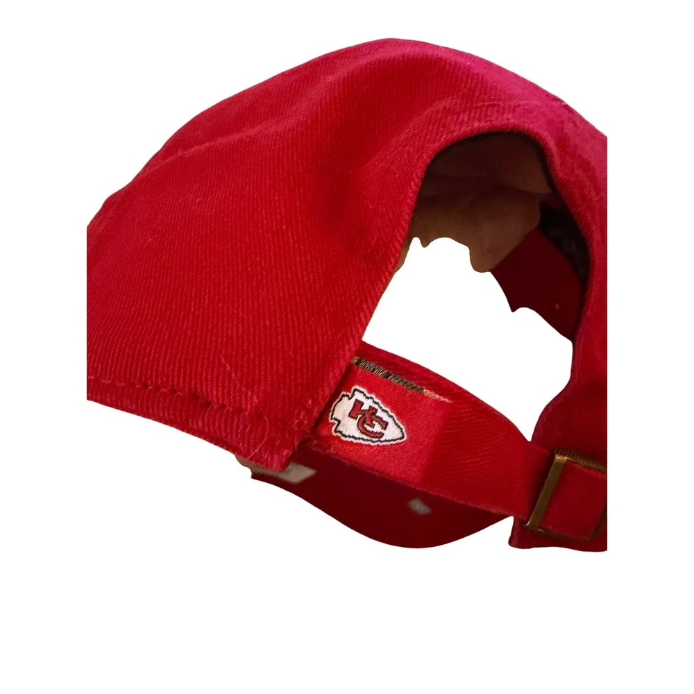 FOCO Kansas City Chiefs Hat Mens OSFA Red New NFL Primary Logo Casual Cap